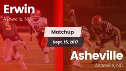 Matchup: Erwin vs. Asheville  2017