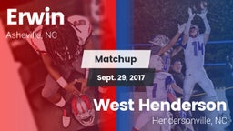 Matchup: Erwin vs. West Henderson  2017