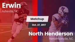 Matchup: Erwin vs. North Henderson  2017
