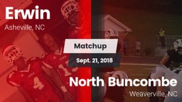 Matchup: Erwin vs. North Buncombe  2018