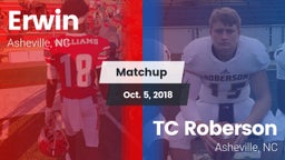 Matchup: Erwin vs. TC Roberson  2018