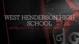 Erwin football highlights West Henderson High School