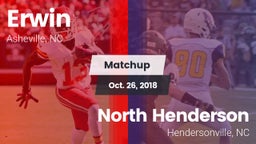 Matchup: Erwin vs. North Henderson  2018
