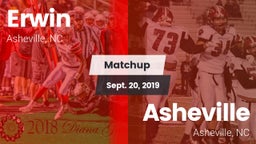 Matchup: Erwin vs. Asheville  2019