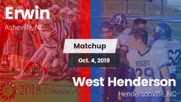 Matchup: Erwin vs. West Henderson  2019