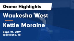 Waukesha West  vs Kettle Moraine  Game Highlights - Sept. 21, 2019