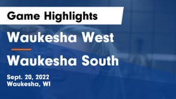 Waukesha West  vs Waukesha South  Game Highlights - Sept. 20, 2022