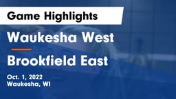 Waukesha West  vs Brookfield East  Game Highlights - Oct. 1, 2022