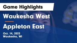 Waukesha West  vs Appleton East  Game Highlights - Oct. 14, 2023