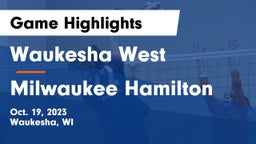 Waukesha West  vs Milwaukee Hamilton Game Highlights - Oct. 19, 2023