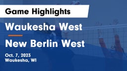 Waukesha West  vs New Berlin West  Game Highlights - Oct. 7, 2023