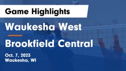 Waukesha West  vs Brookfield Central  Game Highlights - Oct. 7, 2023