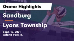Sandburg  vs Lyons Township  Game Highlights - Sept. 10, 2021