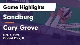 Sandburg  vs Cary Grove Game Highlights - Oct. 1, 2021