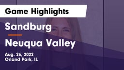 Sandburg  vs Neuqua Valley Game Highlights - Aug. 26, 2022