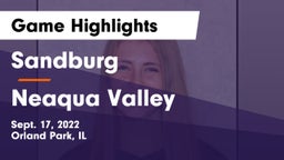 Sandburg  vs Neaqua Valley Game Highlights - Sept. 17, 2022