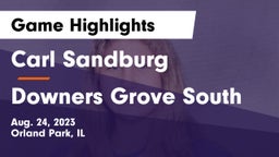 Carl Sandburg  vs Downers Grove South  Game Highlights - Aug. 24, 2023
