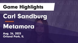 Carl Sandburg  vs Metamora  Game Highlights - Aug. 26, 2023
