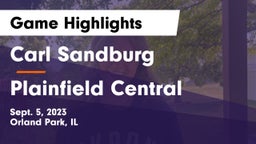 Carl Sandburg  vs Plainfield Central  Game Highlights - Sept. 5, 2023
