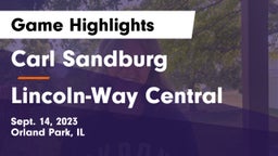 Carl Sandburg  vs Lincoln-Way Central  Game Highlights - Sept. 14, 2023