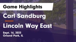 Carl Sandburg  vs Lincoln Way East Game Highlights - Sept. 16, 2023