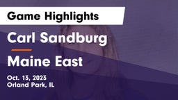 Carl Sandburg  vs Maine East  Game Highlights - Oct. 13, 2023