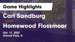 Carl Sandburg  vs Homewood Flossmoor Game Highlights - Oct. 17, 2023