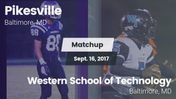 Matchup: Pikesville vs. Western School of Technology 2017