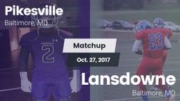 Matchup: Pikesville vs. Lansdowne  2017