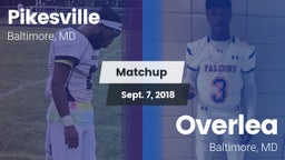 Matchup: Pikesville vs. Overlea  2018