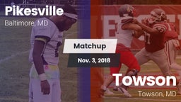 Matchup: Pikesville vs. Towson  2018