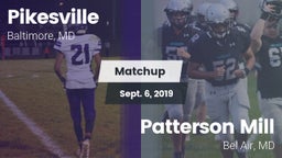 Matchup: Pikesville vs. Patterson Mill  2019