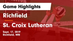 Richfield  vs St. Croix Lutheran Game Highlights - Sept. 17, 2019
