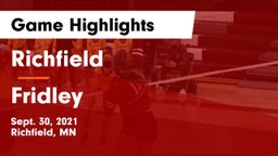 Richfield  vs Fridley  Game Highlights - Sept. 30, 2021