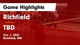 Richfield  vs TBD Game Highlights - Oct. 1, 2022