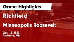 Richfield  vs Minneapolis Roosevelt  Game Highlights - Oct. 13, 2022