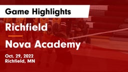 Richfield  vs Nova Academy Game Highlights - Oct. 29, 2022