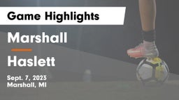 Marshall  vs Haslett  Game Highlights - Sept. 7, 2023