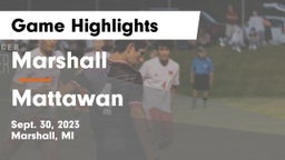 Marshall  vs Mattawan  Game Highlights - Sept. 30, 2023