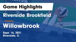 Riverside Brookfield  vs Willowbrook  Game Highlights - Sept. 16, 2021