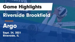 Riverside Brookfield  vs Argo  Game Highlights - Sept. 24, 2021