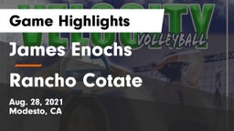 James Enochs  vs Rancho Cotate Game Highlights - Aug. 28, 2021