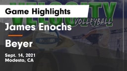 James Enochs  vs Beyer  Game Highlights - Sept. 14, 2021