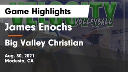 James Enochs  vs Big Valley Christian  Game Highlights - Aug. 30, 2021