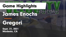 James Enochs  vs Gregori Game Highlights - Sept. 21, 2021