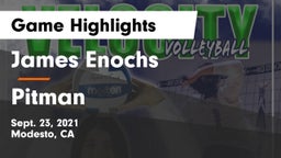 James Enochs  vs Pitman  Game Highlights - Sept. 23, 2021