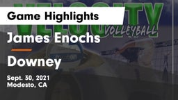 James Enochs  vs Downey  Game Highlights - Sept. 30, 2021