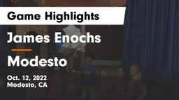 James Enochs  vs Modesto  Game Highlights - Oct. 12, 2022