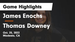 James Enochs  vs Thomas Downey  Game Highlights - Oct. 25, 2022