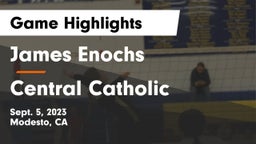 James Enochs  vs Central Catholic  Game Highlights - Sept. 5, 2023